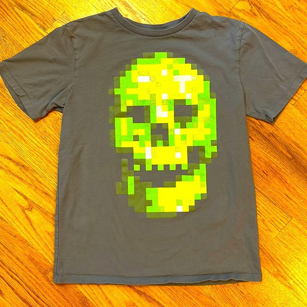 Pixelated Skull Tee